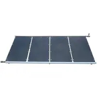 Oku Obermaier OKU Aufständerung für OKU-Absorber Typ 1002 in Reihe montiert, OKU Aufständerung:für 4 Absorber Nr. 1002