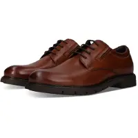 Salamander Schnürschuh "Cottbus", Herren, Gr. 40, Textil, braun (cognac), Leder, Schuhe Schnürschuh, Anzugschuh, Business-Schnürer, Festtagsschuh mit Stretch