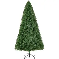 Vevor Weihnachtsbaum, 2,2 m künstlicher Weihnachtsbaum, voll dekorierte Feiertagsbäume mit 1346 Zweigspitzen & stabiler Metallbasis für Heim-, Party- und Bürodeko, 6 ft