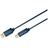 ClickTronic 1.8m USB 2.0 A/B m/m, 2.0, USB A, USB B, 480 Mbit/Sek, 1.8 m