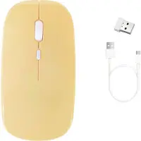 Strado Kabellose Bluetooth-Computermaus + Radio (Gelb)