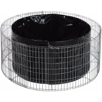 Bellissa 95568 Gabionen Hochbeet rund - Verkleidung Beet
