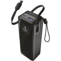 Cellularline Power Bank Roller 20000, 20000 mAh, Schwarz