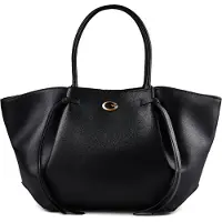 GUESS Stylische Damenhandtasche Schwarz mit Kontrastdetails und Reißverschluss