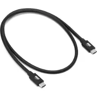 Kingston OWCCBLTB5C0.8M, Männlich, Männlich, 0,8 m, 120 Gbit/s, Schwarz, Rund