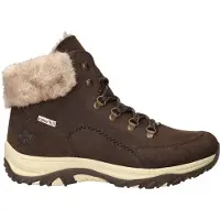 Rieker Damen Winterboots Braun Synthetik Größe: 41