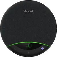 Yealink SP96 USB-C/A Speakerphone, Universal, Schwarz, Anruf annehmen/beenden, Bluetooth-Pairing, Microsoft Teams button, Stummschalten, Pairing,..., 6,5 cm, USB/Bluetooth, Verkabelt & Kabellos