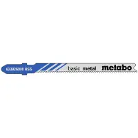 Metabo Stichsägeblätter basic metal 66 mm progressiv HSS mit Eintauchspitze, speziell für Kurvenschn - 623926000