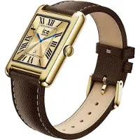 Ice Watch Smartwatch "ICE smart TKS 2.0", gold (braun, braun), Smartwatches, Damen, Smartwatch, Armbanduhr, Damenuhr, Bluetooth, digital, Spiele, Lederarmband