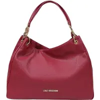 Love Moschino Love Hobo violett genarbt Dekorglieder gold Zip