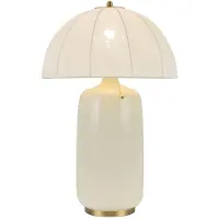 ELSTEAD Tischlampe Crosby, messing / gold, für Wohn- / Esszimmer, Metall, Vintage, Tischlampe