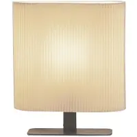 HOME DELUXE Kleine Tischlampe SUKO - Beige | Tischleuchte Schreibtischlampe Nachttischlampe