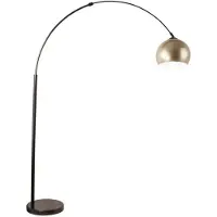 HOME DELUXE Bogenlampe aus Metall TALIA - Gold | Bogenlampe, Metall Stehlampe, goldene Lampe