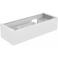 Keuco EDITION 11 Waschtischunterschrank für Einbauwaschtische, 1 Frontauszug, Waschtischposition rechts, mit LED-Beleuchtung, 1400x350x535mm, 31266110100, Korpus/Front: Anthrazit Lack Seidenmatt /