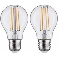 Paulmann LED-Lampe E27 7W Filament 2.700K klar 2er-Packung