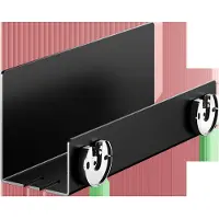 Keuco Duschablage, abnehmbar, zum Schrauben oder Kleben, 24952370000, Farbe: Schwarz Matt