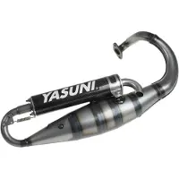 Yasuni Auspuffanlage Scooter R carbon mit ABE für Peugeot Speedfight 2 50 LC