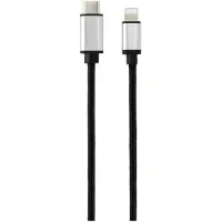 Renkforce USB-Kabel USB 2.0 USB-C Stecker, Apple Lightning Stecker 1.00 m Schwarz RF-4353446