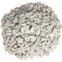 LEGO 50x Baustein 2x4, Weiß
