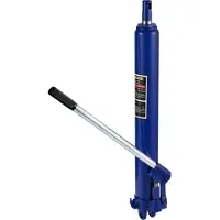 Vevor Hydraulischer langer Rammenheber, 8 t Kapazität, mit Einzelkolbenpumpe und Gabelkopfbasis, manueller Hubarbeitsbühnenheber mit Griff, für Garagen-/Ladenkräne, Motorhubwerk, blau