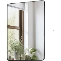 Vevor Wandspiegel Schminkspiegel Badezimmerspiegel 1016 x 762 x 25 mm rechteckiger Spiegel