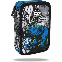 CoolPack Doppeltes Federmäppchen mit Zubehör Jumper 2 T-Rex Patio