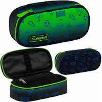 Astra papiernicze | Federmäppchen Ombre Football, 22 x 9 x 5 cm, verstärkt, wasserabweisend, Organizer