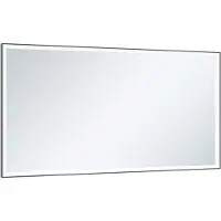 Keuco ROYAL LUMOS Lichtspiegel einstellbare Lichtfarbe, 1400x650mm, mit Spiegelheizung, 14598135000, Farbe: Aluminium schwarz-eloxiert
