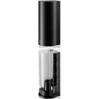 Keuco PLAN Sensor-Seifenspender für Schaumseife, LED-Füllstandanzeige, 1100ml, 14986370137, Farbe: schwarz matt / schwarz
