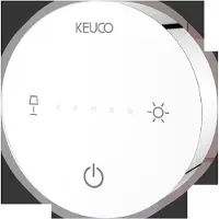 Keuco Kosmetikspiegel iLook_move eckig17613 beleuchtet,UP,Glasbedienfeld, verchromt