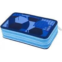 Herlitz 400205859, Weiches Federmäppchen, Polyester, Blau, Abbildung, Drinnen, Junge/Mädchen