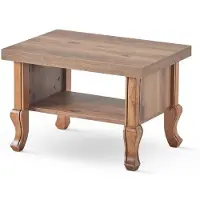 AEA Couchtisch Braun Klassisch Holz Arbeitszimmer Büro Wohnzimmer Flur Diele
