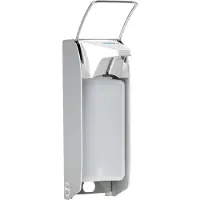 Schülke Präparatespender KHK 1000 mit Kunststoffpumpe, Für 500 ml und 1.000 ml - Einwegflaschen, Farbe: silber