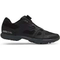 Giro Gauge Boa Fahrradschuhe mit griffigem Profil für Klick- und Standardpedale, Schwarz, Größe 38