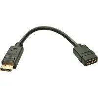 Lindy Passiver Konverter Displayport 1.4 Zu Hdmi Kabel Displayport Zu Hdmi Kabel