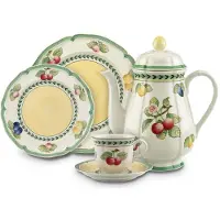 Villeroy & Boch Sauciere "Sauciere French Garden Fleurence 300 ml bunt", bunt, L:19,1cm, Schüsseln, Sauciere