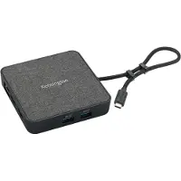 Kensington MD120U4 USB4 Mobile Dockingstation, 100 W, 10,100,1000,2500 Mbit/s, 8K Ultra HD, iPadOS, 152 mm, 142 mm