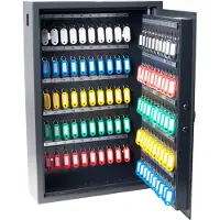 Pavo 8056019, Grau, 100 Haken, 2 Schlüssel, Code, 120 x 400 x 550 mm, Box, 1 Stück(e)