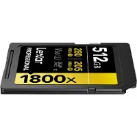 Lexar Professional 1800x - SDXC UHS-II Karte GOLD - 512GB - Lesen 270MB/s Schreiben 180MB/s - V60
