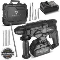 Stahlwerk 20V Akku-Bohrhammer KLAUS 24mm Schlagbohrer Meißelhammer Brushless