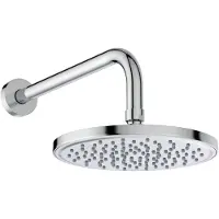 Dripio Duschkopfset mit Wandarm, 30 cm, 20 cm Kopf, verchromt, 12 l/min