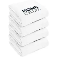 HOME DELUXE - Handtuch 4er Set - 40 x 70 cm, 100% Baumwolle I Badetuch Saunatuch Strandtuch Handtuchset