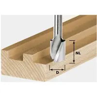 Festool Spiralnutfräser HS Spi S8 D10/30 - 490950