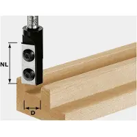 Festool Nutfräser-Wendeplatten HW S8 D10/25 WP Z1