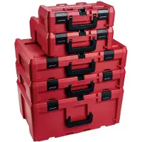 Rothenberger ROCASE 4212, Schwarz, Rot, Acrylnitril-Butadien-Styrol (ABS), 390 mm, 390 mm, 120 mm, 630 g