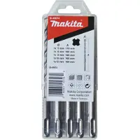 Makita HM Bohrer-Set V-PLUSNr. 3, Ø 5 x 110mm und Ø 6/8/10/12 x 160mm - SDS-PLUS - B-49074