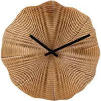 Sensahome Wanduhr Montreal – Uhr im Industriestil – Organische Form – Rostiges Design – Ø30 cm – Bronze