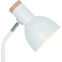 Nordlux Weiße Schreibtischlampe Devone mit Stifthalter