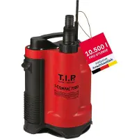 T.I.P. I-Compac 7500 Drainage-Tauchpumpe von T.I.P. für enge Schächte ab 22x22 cm, 5m Förderhöhe, integrierter Schwimmerschalter