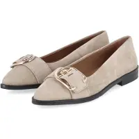 Copenhagen Shoes Damen Ballerinas MY SUCCES S. Taupe Rauleder Größe: 36